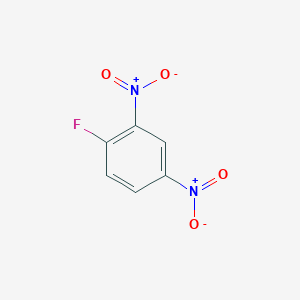 molecular formula C6H3FN2O4 B121222 1-Fluoro-2,4-dinitrobenzene CAS No. 70-34-8