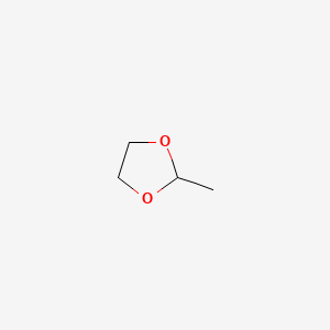 molecular formula C4H8O2 B1212220 2-Methyl-1,3-dioxolane CAS No. 497-26-7