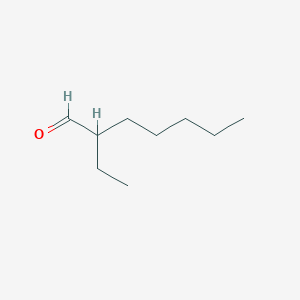 molecular formula C9H18O B12122237 Heptanal, ethyl- CAS No. 104049-84-5