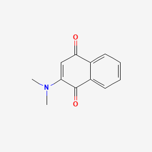 molecular formula C12H11NO2 B1212228 2-Dimethylamino-1,4-naphthoquinone CAS No. 2348-79-0