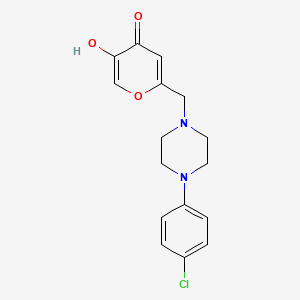 2-[4-(4-Chloro-phenyl)-piperazin-1-ylmethyl]-5-hydroxy-pyran-4-one