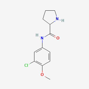 N-(3-chloro-4-methoxyphenyl)prolinamide