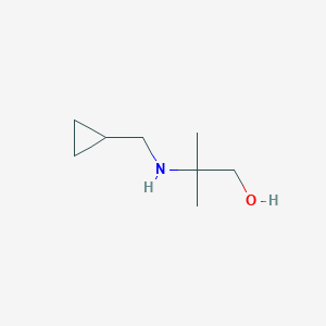 2-[(Cyclopropylmethyl)amino]-2-methylpropan-1-ol