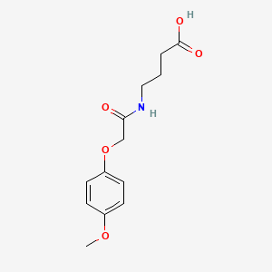 4-[2-(4-Methoxyphenoxy)acetamido]butanoic acid