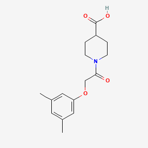 1-[2-(3,5-dimethylphenoxy)acetyl]piperidine-4-carboxylic Acid