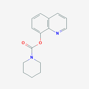 Quinolin-8-yl piperidine-1-carboxylate