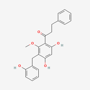 molecular formula C23H22O5 B1212272 异维A酸 CAS No. 61463-03-4