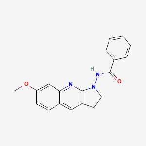 N-(7-methoxy-2,3-dihydro-1H-pyrrolo[2,3-b]quinolin-1-yl)benzamide