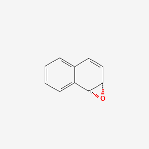 molecular formula C10H8O B1212278 (1R,2S)-萘环-1,2-氧化物 CAS No. 73136-20-6