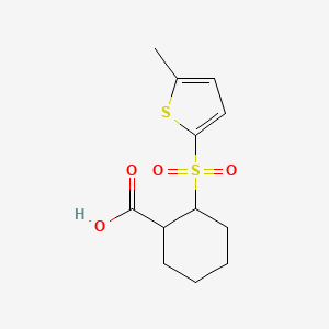 Cyclohexanecarboxylic acid, 2-[(5-methyl-2-thienyl)sulfonyl]-