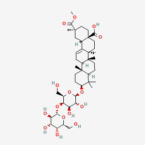 molecular formula C43H68O15 B1212289 Yiamoloside B CAS No. 80311-28-0