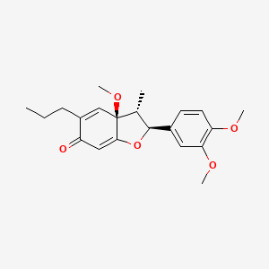 molecular formula C21H26O5 B1212295 9,10-二氢卡杜烯酮 
