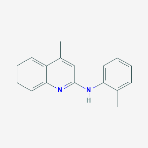 4-methyl-N-(2-methylphenyl)quinolin-2-amine