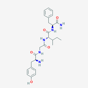 molecular formula C26H35N5O5 B012123 alpha-Lactorphin CAS No. 105129-00-8