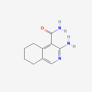 4-Isoquinolinecarboxamide, 5,6,7,8-tetrahydro-3-amino-