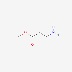 molecular formula C4H9NO2 B1212324 甲基3-氨基丙酸酯 CAS No. 4138-35-6
