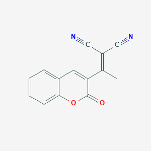 Propanedinitrile, [1-(2-oxo-2H-1-benzopyran-3-yl)ethylidene]-