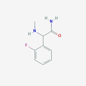 2-(2-Fluorophenyl)-2-(methylamino)acetamide