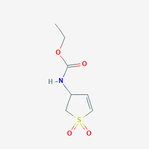 Ethyl (1,1-dioxido-2,3-dihydrothiophen-3-yl)carbamate