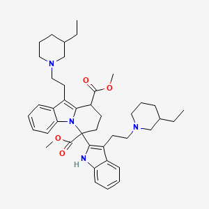 molecular formula C42H56N4O4 B1212344 Tetrahydrosecamine CAS No. 33633-19-1