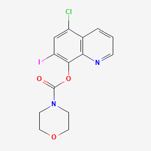 (5-chloro-7-iodoquinolin-8-yl) morpholine-4-carboxylate