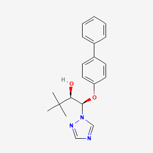molecular formula C20H23N3O2 B1212354 Bitertanol, (R,R)-(+/-)- CAS No. 70585-38-5