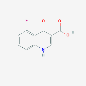 5-Fluoro-4-hydroxy-8-methylquinoline-3-carboxylic acid