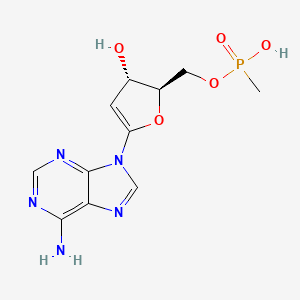 B1212373 Adenosine 3',5'-cyclic methylphosphonate CAS No. 117571-83-2