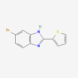 1H-Benzimidazole, 6-bromo-2-(2-thienyl)-