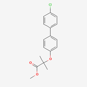 molecular formula C17H17ClO3 B1212380 氯芬那酸甲酯 CAS No. 21340-68-1