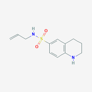 6-Quinolinesulfonamide, 1,2,3,4-tetrahydro-N-2-propen-1-yl-