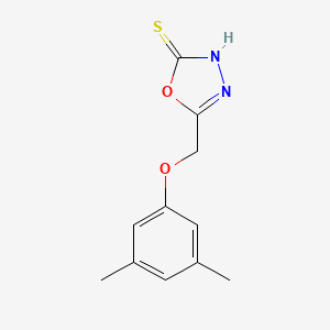 5-[(3,5-Dimethylphenoxy)methyl]-1,3,4-oxadiazole-2(3H)-thione