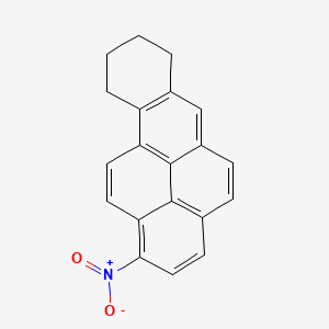 molecular formula C20H15NO2 B1212391 1-Nitro-7,8,9,10-tetrahydrobenzo(a)pyrene CAS No. 88598-56-5