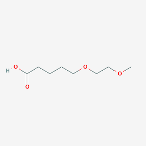 molecular formula C8H16O4 B12123919 5-(2-Methoxyethoxy)pentanoic acid 