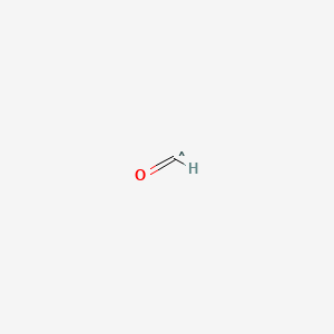 molecular formula CHO B1212396 Formyl radical CAS No. 2597-44-6
