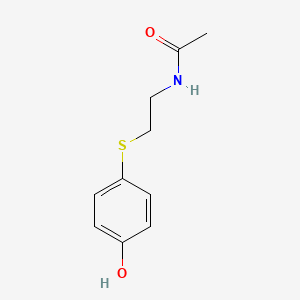 molecular formula C10H13NO2S B1212400 N-乙酰-4-S-半胱氨基苯酚 CAS No. 91281-32-2