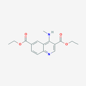 Diethyl 4-(methylamino)quinoline-3,6-dicarboxylate