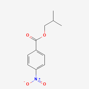 molecular formula C11H13NO4 B12124107 p-Nitrobenzoic acid, isobutyl ester CAS No. 99-78-5