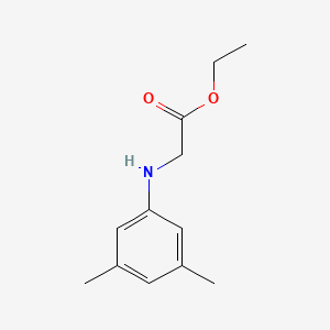 molecular formula C12H17NO2 B12124145 Ethyl 2-((3,5-dimethylphenyl)amino)acetate 