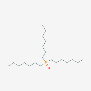 molecular formula C21H45OP B12124318 1-Diheptylphosphorylheptane CAS No. 17262-51-0