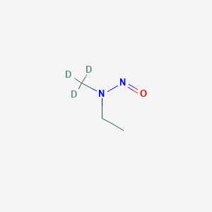 molecular formula C₃H₅D₃N₂O B121244 N-ethyl-N-(trideuteriomethyl)nitrous amide CAS No. 69278-54-2