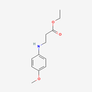 Ethyl 3-(4-methoxyanilino)propanoate