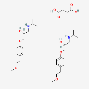 B1212453 Metoprolol succinate CAS No. 98418-47-4