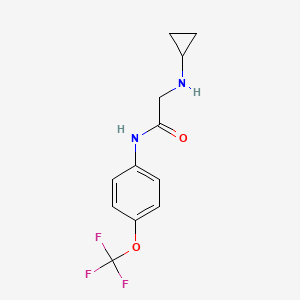 2-(Cyclopropylamino)-N-(4-(trifluoromethoxy)phenyl)acetamide