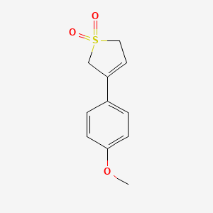 Thiophene, 2,5-dihydro-3-(4-methoxyphenyl)-, 1,1-dioxide