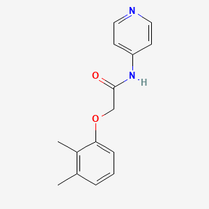 molecular formula C15H16N2O2 B1212465 2-(2,3-二甲基苯氧基)-N-吡啶-4-基乙酰胺 