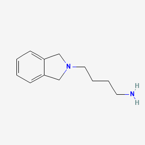 molecular formula C12H18N2 B12124672 N-(4-aminobutyl)-isoindoline 