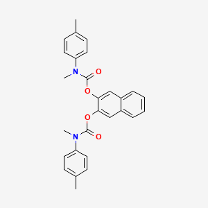 Naphthalene-2,3-diyl bis(methyl(p-tolyl)carbamate)