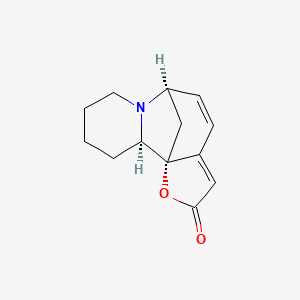 molecular formula C13H15NO2 B1212478 Viroallosecurinine 