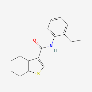 N-(2-ethylphenyl)-4,5,6,7-tetrahydro-1-benzothiophene-3-carboxamide